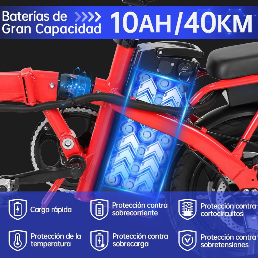 IMAGEN - LaTachuelaTech - bicicletas eléctricas en Amazon - Bici Eléctrica Amazon Más Vendida - HONEYWHALE S6-S - 11