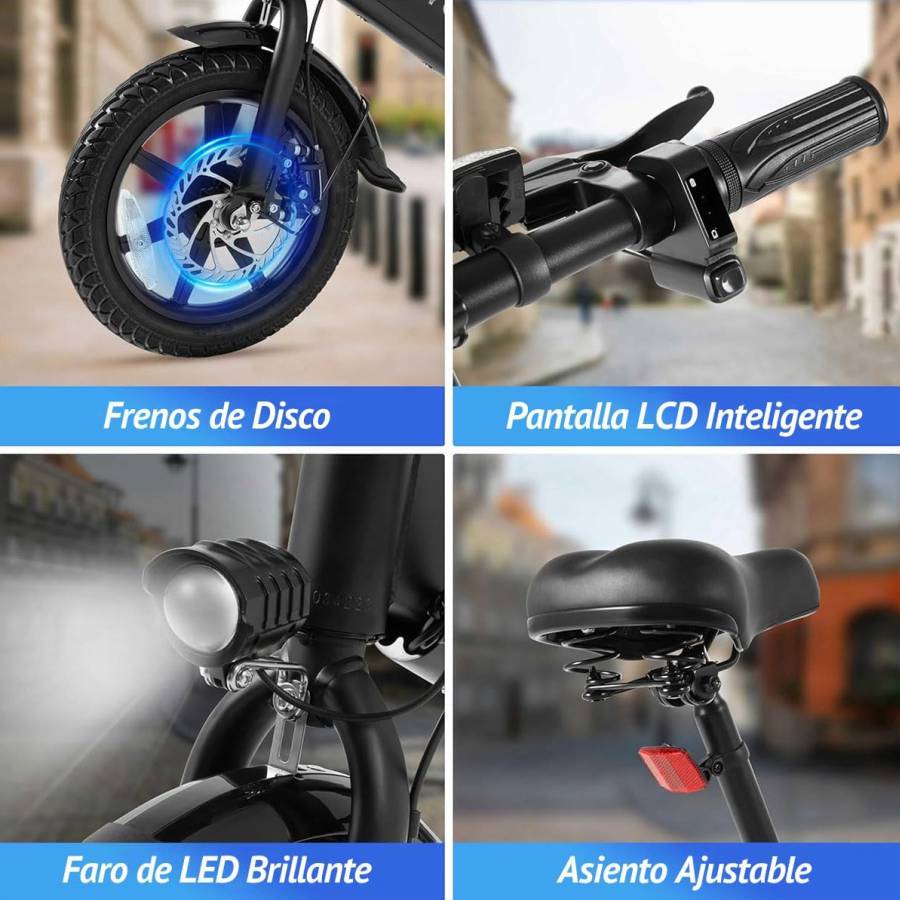 IMAGEN - LaTachuelaTech - bicicletas eléctricas en Amazon - bicicleta eléctrica plegable amazon - DYU - C3 - 09
