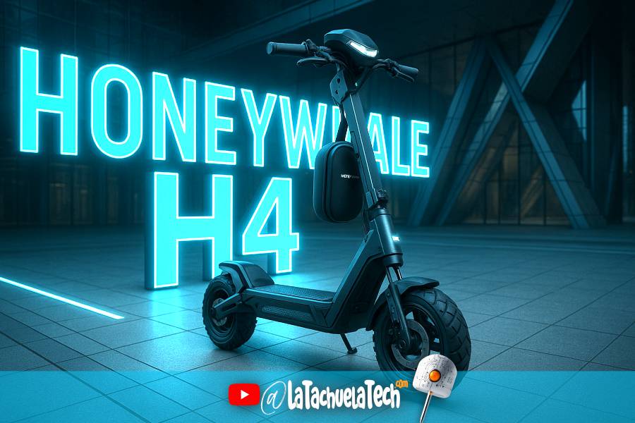 IMAGEN - LaTachuelaTech - honeywhale h4 - scooters plegables - 05