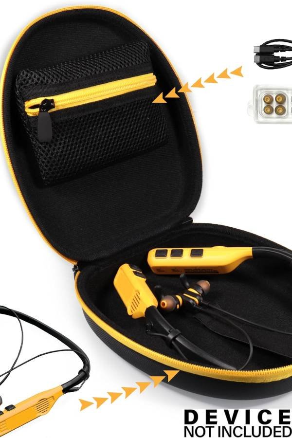 🎧 ¡Audífonos DeWalt IPX6! 🎵 ¿Música para Rudos como Chuck Norris y sus Cumbias ó Puro Marketing? 💥🤔 22 IMAGEN - LaTachuelaTech - dewalt ipx6 - Auriculares Dewalt - CaseSack - Funda compatible con auriculares de banda para el cuello DEWALT - 07