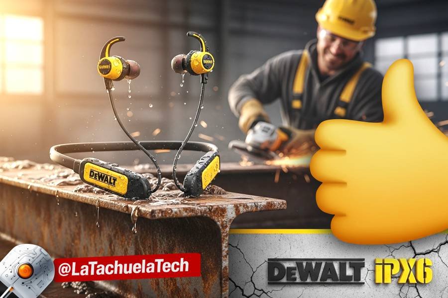 🎧 ¡Audífonos DeWalt IPX6! 🎵 ¿Música para Rudos como Chuck Norris y sus Cumbias ó Puro Marketing? 💥🤔 32 IMAGEN - LaTachuelaTech - dewalt ipx6 - Auriculares Dewalt - El Veredicto y opinión de @LaTachuelaTech - 07