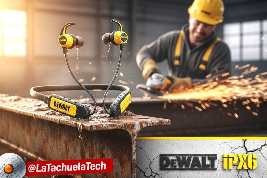 🎧 ¡Audífonos DeWalt IPX6! 🎵 ¿Música para Rudos como Chuck Norris y sus Cumbias ó Puro Marketing? 💥🤔 13 IMAGEN - LaTachuelaTech - dewalt ipx6 - Auriculares Dewalt - precio - 08