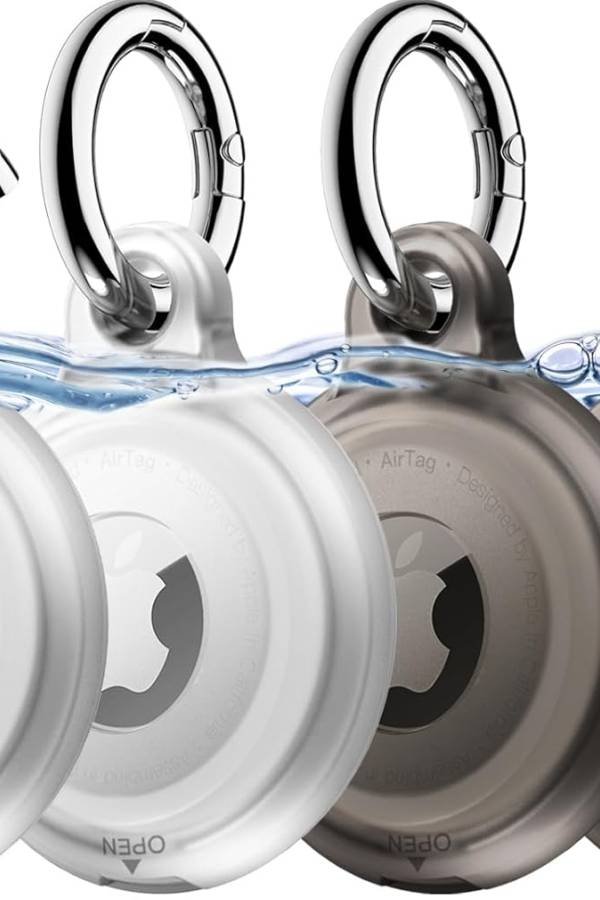 ¿Un Air Tag para Encontrarlo TODO? ¡Ni en tus sueños! Reseña Brutal 💥 33 IMAGEN - LaTachuelaTech - Air Tag - accesorios - JETech Paquete de 4 Funda Impermeable para AirTag con Llavero - 07
