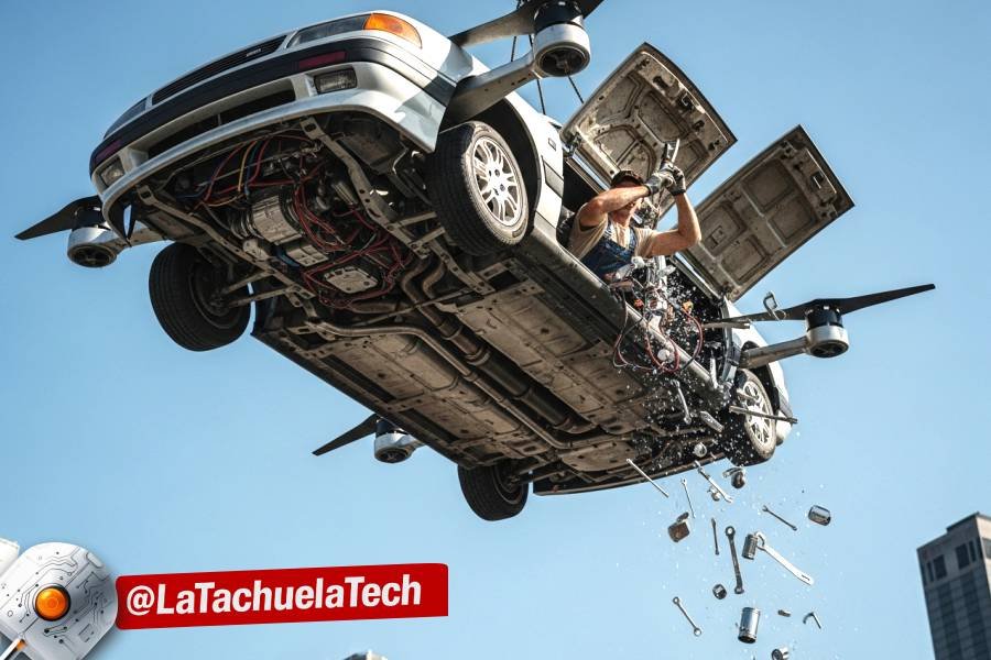 ¿Por Qué Demonios No Tenemos un 🚁 Auto Volador Todavía? 🚀 ¡La Estafa del Futuro al Descubierto! 12 IMAGEN - LaTachuelaTech - Autos Voladores - Logística y Mantenimiento - 07