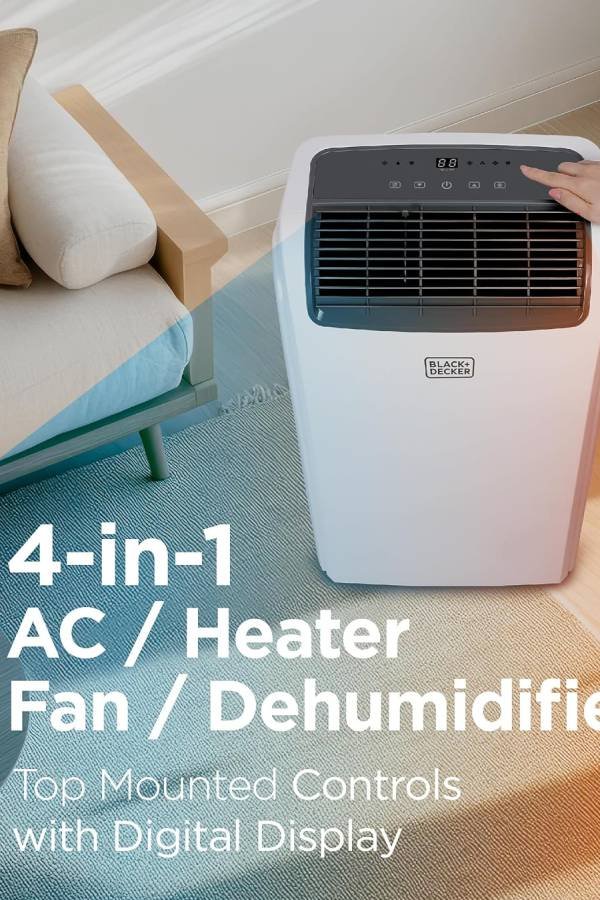 ¡Alerta Tech! 🚨 ¡Reseñamos el SereneLife SLpac8! 🐧 ¡Tu Boleto a la Antártida Personal! 28 IMAGEN - LaTachuelaTech - SereneLife SLpac8 - comparativa - BLACK DECKER BPACT12HWT 12000 British Thermal Units - 07