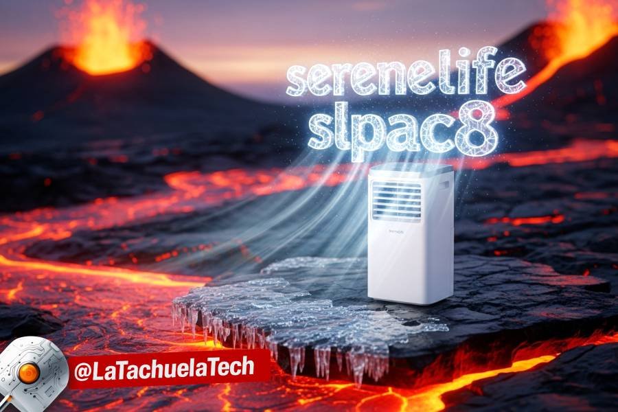 ¡Alerta Tech! 🚨 ¡Reseñamos el SereneLife SLpac8! 🐧 ¡Tu Boleto a la Antártida Personal! 13 IMAGEN - LaTachuelaTech - SereneLife SLpac8 - serenelife aire acondicionado portátil - 07