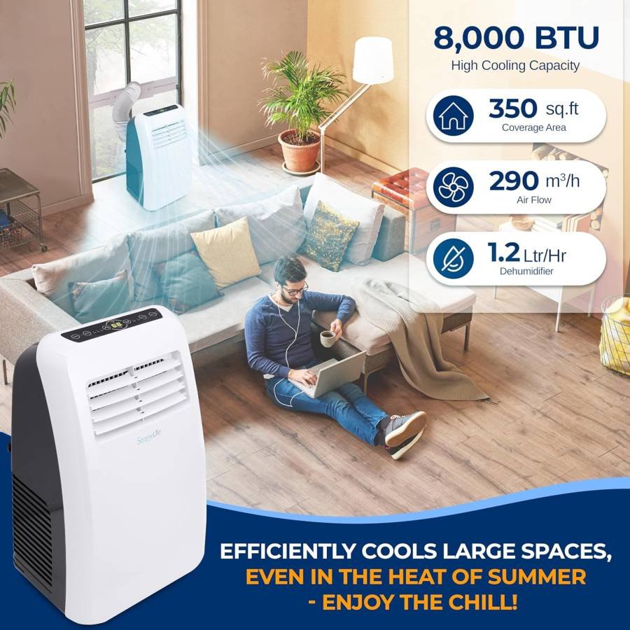 ¡Alerta Tech! 🚨 ¡Reseñamos el SereneLife SLpac8! 🐧 ¡Tu Boleto a la Antártida Personal! 21 IMAGEN - LaTachuelaTech - SereneLife SLpac8 - serenelife slpac8 portable air conditioner - 07