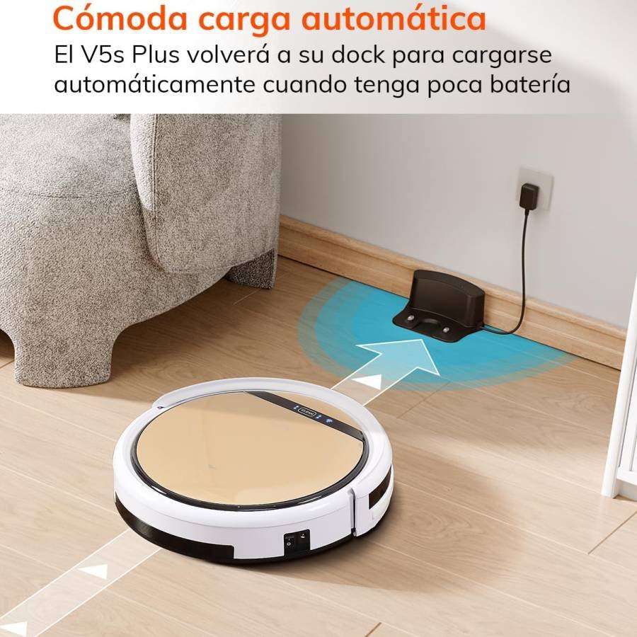 ILife V5s Plus 🛸 ¿El Gadget que te Salvará del Apocalipsis de la Mugre o un Simple Platillo Volador con ínfulas de Limpiador? 20 IMAGEN - LaTachuelaTech - ilife v5s plus - Características - carga automática - 08