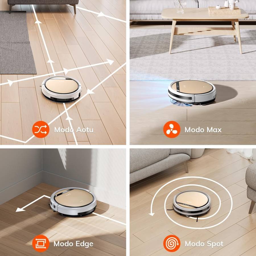 ILife V5s Plus 🛸 ¿El Gadget que te Salvará del Apocalipsis de la Mugre o un Simple Platillo Volador con ínfulas de Limpiador? 18 IMAGEN - LaTachuelaTech - ilife v5s plus - Características - multiples modos de limpieza - 08