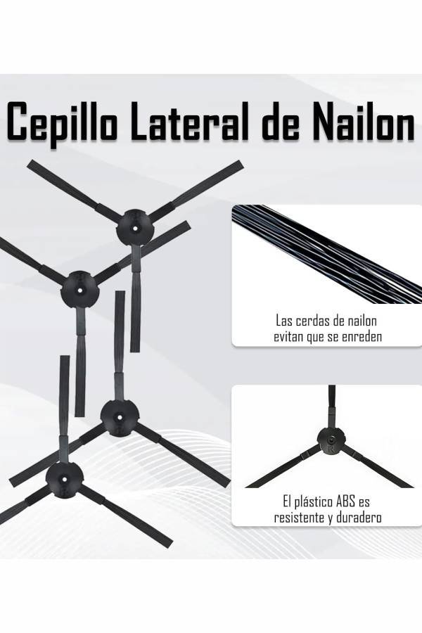 ILife V5s Plus 🛸 ¿El Gadget que te Salvará del Apocalipsis de la Mugre o un Simple Platillo Volador con ínfulas de Limpiador? 34 IMAGEN - LaTachuelaTech - ilife v5s plus - accesorios - Cepillos Laterales de Repuesto - 07