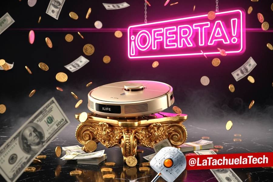 ILife V5s Plus 🛸 ¿El Gadget que te Salvará del Apocalipsis de la Mugre o un Simple Platillo Volador con ínfulas de Limpiador? 25 IMAGEN - LaTachuelaTech - ilife v5s plus - aspiradora trapeadora robot ilife v5s plus dorada 100v 240v - 07