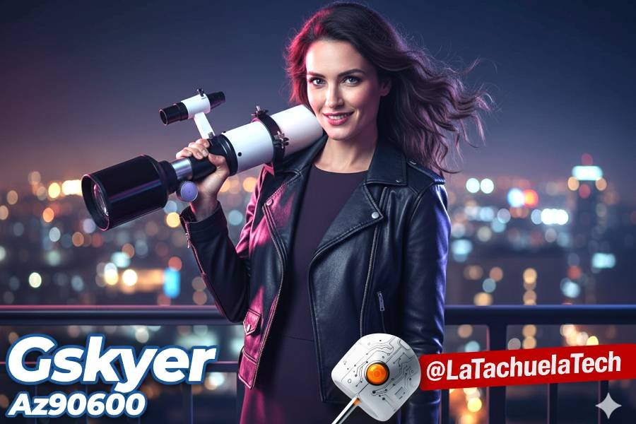 ¡El Gskyer Az90600! 👽 ¿La Herramienta Secreta de los Astrónomos Vagos? ¡Aquí lo Que Nadie te Cuenta! 💥 5 IMAGEN - LaTachuelaTech - Gskyer Telescopio AZ90600 - 12