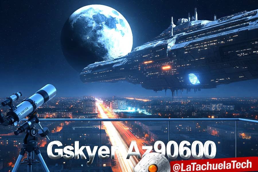 ¡El Gskyer Az90600! 👽 ¿La Herramienta Secreta de los Astrónomos Vagos? ¡Aquí lo Que Nadie te Cuenta! 💥 15 IMAGEN - LaTachuelaTech - Gskyer Telescopio AZ90600 - 14