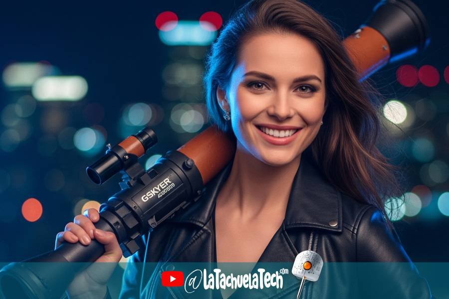 ¡El Gskyer Az90600! 👽 ¿La Herramienta Secreta de los Astrónomos Vagos? ¡Aquí lo Que Nadie te Cuenta! 💥 72 IMAGEN - LaTachuelaTech - Gskyer Telescopio AZ90600 - 17