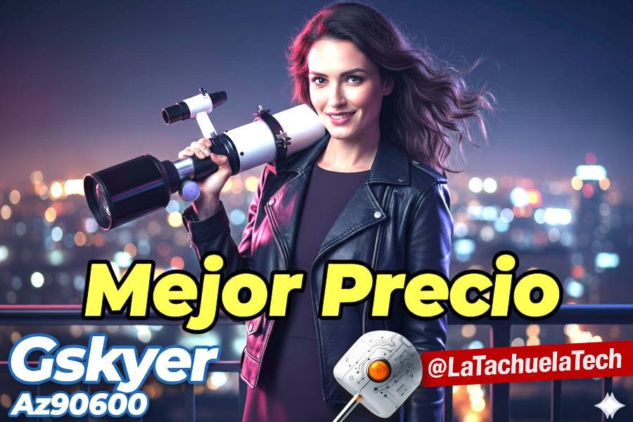 ¡El Gskyer Az90600! 👽 ¿La Herramienta Secreta de los Astrónomos Vagos? ¡Aquí lo Que Nadie te Cuenta! 💥 25 IMAGEN - LaTachuelaTech - Gskyer Telescopio AZ90600 - El Mejor Precio - 08