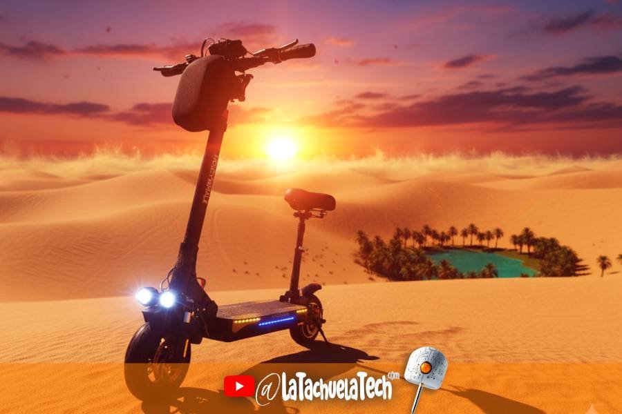 ¿Un Patín Eléctrico? ¡No! Es el HONEYWHALE T4B SCOOTER ELÉCTRICO 🤘 ¡Tu Pasaporte a la Libertad! 69 IMAGEN - LaTachuelaTech - HoneyWhale T4b Scooter Eléctrico - 07