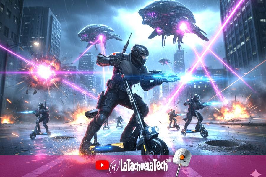 ¿Un Patín Eléctrico? ¡No! Es el HONEYWHALE T4B SCOOTER ELÉCTRICO 🤘 ¡Tu Pasaporte a la Libertad! 72 IMAGEN - LaTachuelaTech - HoneyWhale T4b Scooter Eléctrico - 11