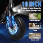 ¿Un Patín Eléctrico? ¡No! Es el HONEYWHALE T4B SCOOTER ELÉCTRICO 🤘 ¡Tu Pasaporte a la Libertad! 66 IMAGEN - LaTachuelaTech - HoneyWhale T4b Scooter Eléctrico - características - 11