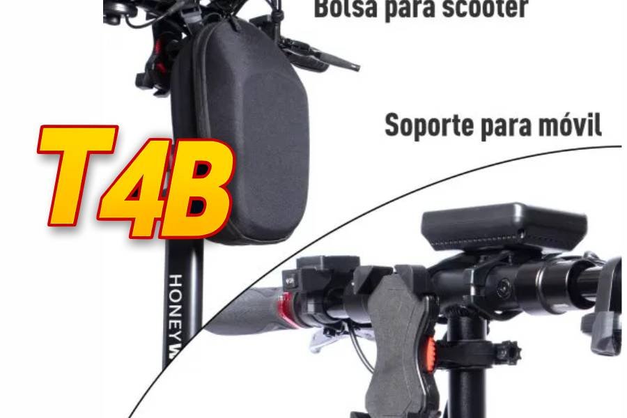 ¿Un Patín Eléctrico? ¡No! Es el HONEYWHALE T4B SCOOTER ELÉCTRICO 🤘 ¡Tu Pasaporte a la Libertad! 22 IMAGEN - LaTachuelaTech - HoneyWhale T4b Scooter Eléctrico - características - honey whale t4b características - 08
