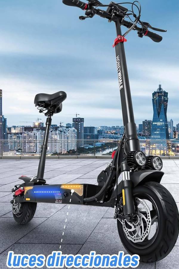 ¿Un Patín Eléctrico? ¡No! Es el HONEYWHALE T4B SCOOTER ELÉCTRICO 🤘 ¡Tu Pasaporte a la Libertad! 26 IMAGEN - LaTachuelaTech - HoneyWhale T4b Scooter Eléctrico - comparativa - 07