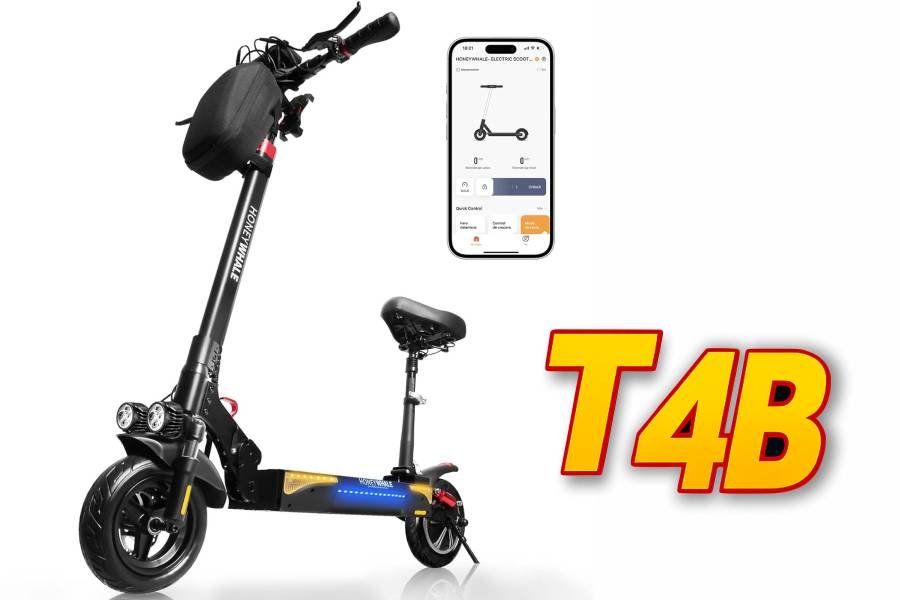 ¿Un Patín Eléctrico? ¡No! Es el HONEYWHALE T4B SCOOTER ELÉCTRICO 🤘 ¡Tu Pasaporte a la Libertad! 40 IMAGEN - LaTachuelaTech - HoneyWhale T4b Scooter Eléctrico - opiniones negativas - 07
