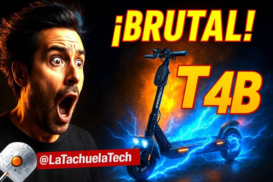 ¿Un Patín Eléctrico? ¡No! Es el HONEYWHALE T4B SCOOTER ELÉCTRICO 🤘 ¡Tu Pasaporte a la Libertad! 23 IMAGEN - LaTachuelaTech - HoneyWhale T4b Scooter Eléctrico - oponión - 07