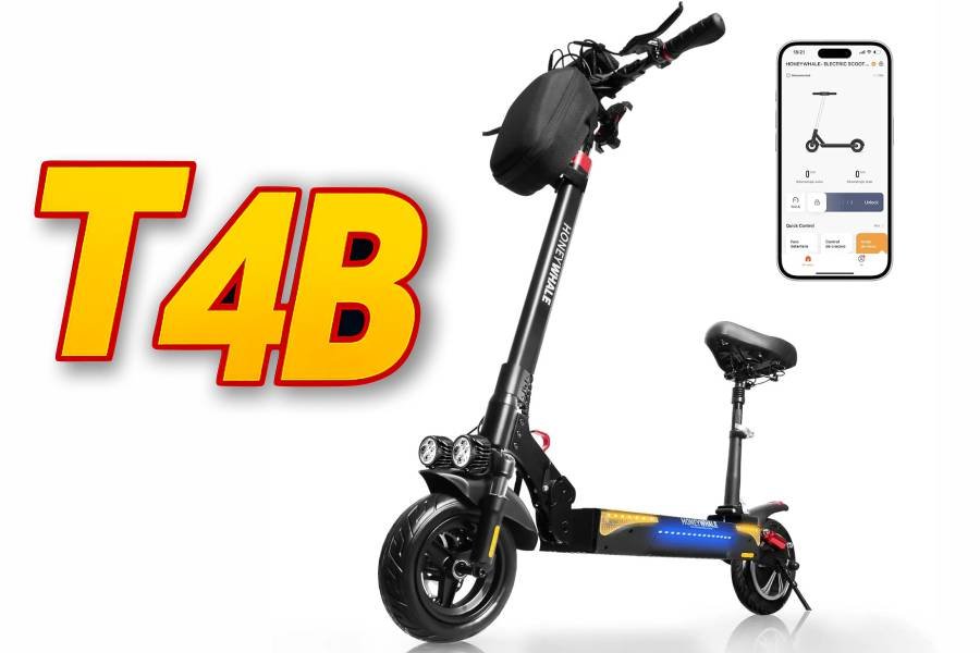 ¿Un Patín Eléctrico? ¡No! Es el HONEYWHALE T4B SCOOTER ELÉCTRICO 🤘 ¡Tu Pasaporte a la Libertad! 14 IMAGEN - LaTachuelaTech - HoneyWhale T4b Scooter Eléctrico - patin electrico t4b - 07