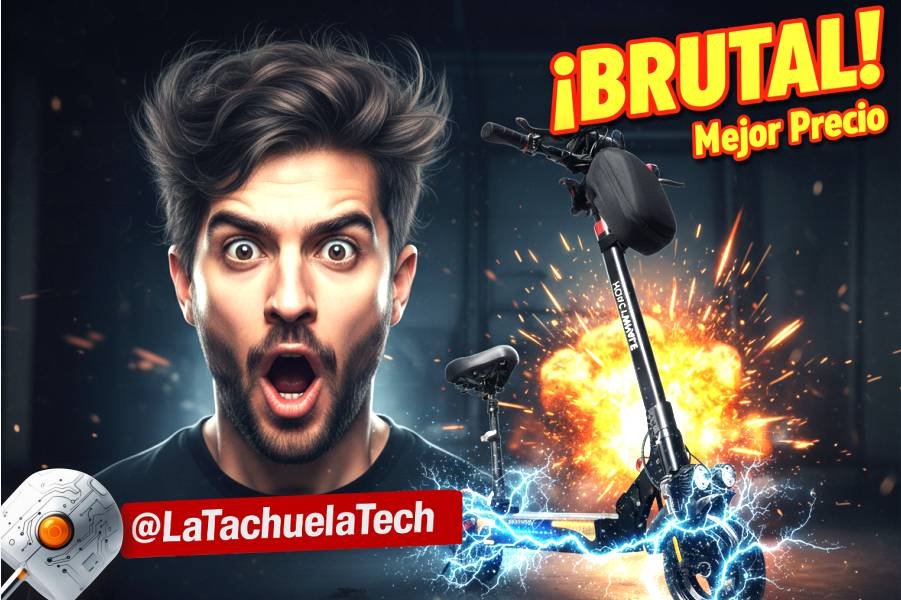 ¿Un Patín Eléctrico? ¡No! Es el HONEYWHALE T4B SCOOTER ELÉCTRICO 🤘 ¡Tu Pasaporte a la Libertad! 38 IMAGEN - LaTachuelaTech - HoneyWhale T4b Scooter Eléctrico - precio oferta - 07