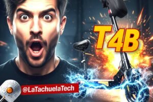 ¿Un Patín Eléctrico? ¡No! Es el HONEYWHALE T4B SCOOTER ELÉCTRICO 🤘 ¡Tu Pasaporte a la Libertad! 73 IMAGEN LaTachuelaTech HoneyWhale T4b Scooter Electrico scooter t4b 14