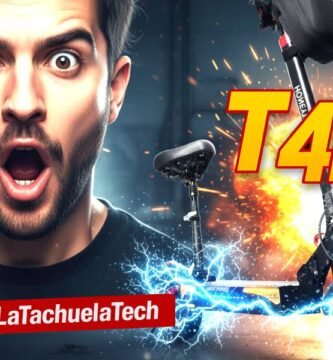 ¿Un Patín Eléctrico? ¡No! Es el HONEYWHALE T4B SCOOTER ELÉCTRICO 🤘 ¡Tu Pasaporte a la Libertad! 1 IMAGEN - LaTachuelaTech - HoneyWhale T4b Scooter Eléctrico - scooter t4b - 14