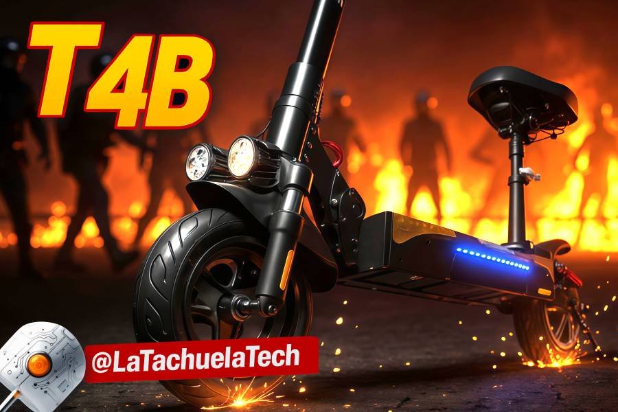 ¿Un Patín Eléctrico? ¡No! Es el HONEYWHALE T4B SCOOTER ELÉCTRICO 🤘 ¡Tu Pasaporte a la Libertad! 13 IMAGEN - LaTachuelaTech - HoneyWhale T4b Scooter Eléctrico - t4b scooter - 14