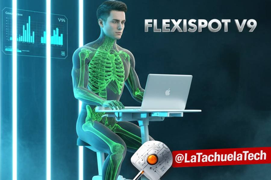 🚴♂️ FLEXISPOT V9 ¡La Máquina Que Trabaja Tus Piernas Mientras Tú Mueves Millones! (O VES MEMES... A SEGÚN) 🤑🦵 15 IMAGEN - LaTachuelaTech - flexispot v9 - Un joven Comparación visual directa de postura en flexispot v9u - 07