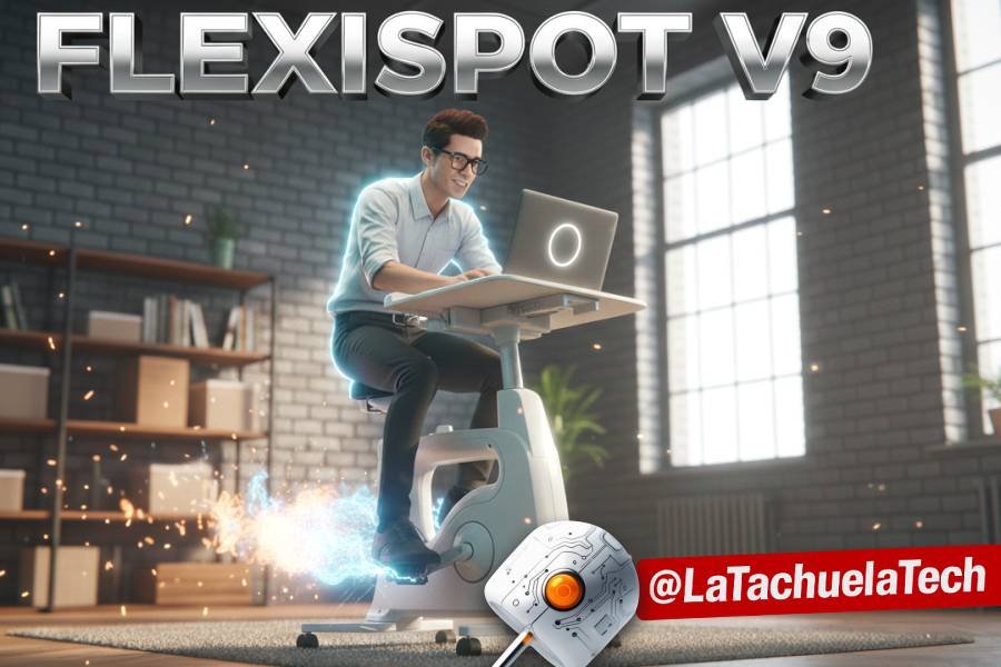🚴♂️ FLEXISPOT V9 ¡La Máquina Que Trabaja Tus Piernas Mientras Tú Mueves Millones! (O VES MEMES... A SEGÚN) 🤑🦵 35 IMAGEN - LaTachuelaTech - flexispot v9 - Un oficinista joven estilo tech moderno con gafas en flexispot v9 desk bike - 08