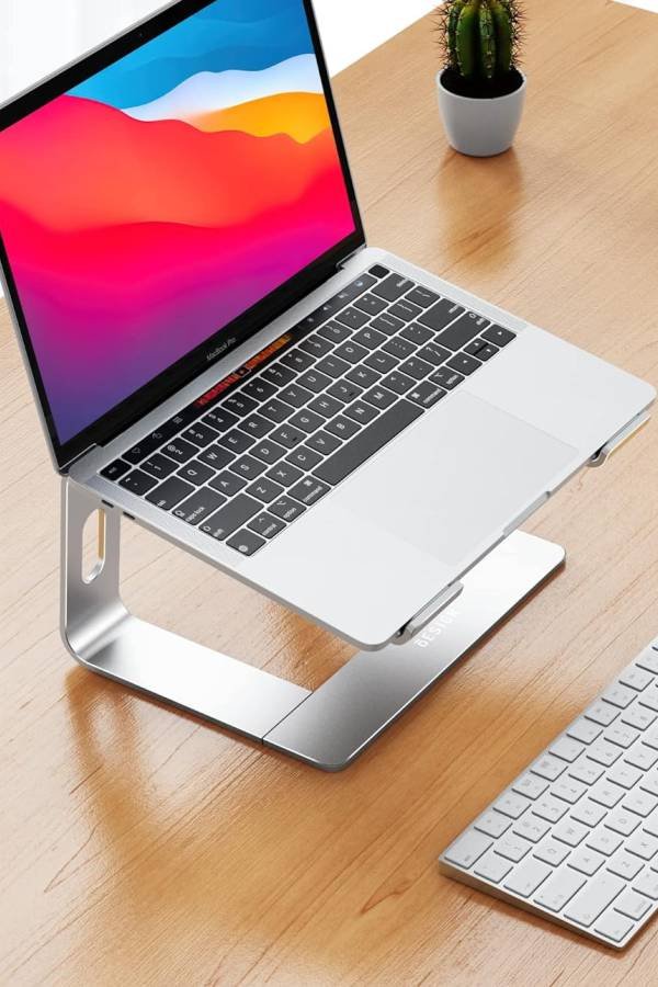 🚴♂️ FLEXISPOT V9 ¡La Máquina Que Trabaja Tus Piernas Mientras Tú Mueves Millones! (O VES MEMES... A SEGÚN) 🤑🦵 34 IMAGEN - LaTachuelaTech - flexispot v9 - accesorios - BESIGN LS03 Soporte de Aluminio para Laptop ergonómico Desmontable Soporte Elevador - 07